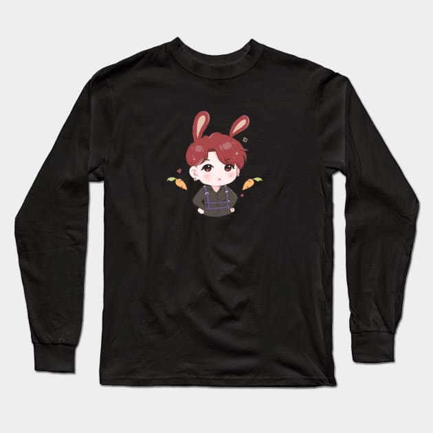 Bunny Kookie Long Sleeve T-Shirt by gerimisore